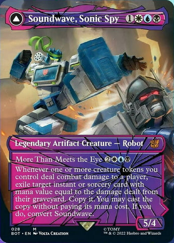 Soundwave, Espía Sónico // Soundwave, Capitán Superior (Shattered Glass) [Transformers]