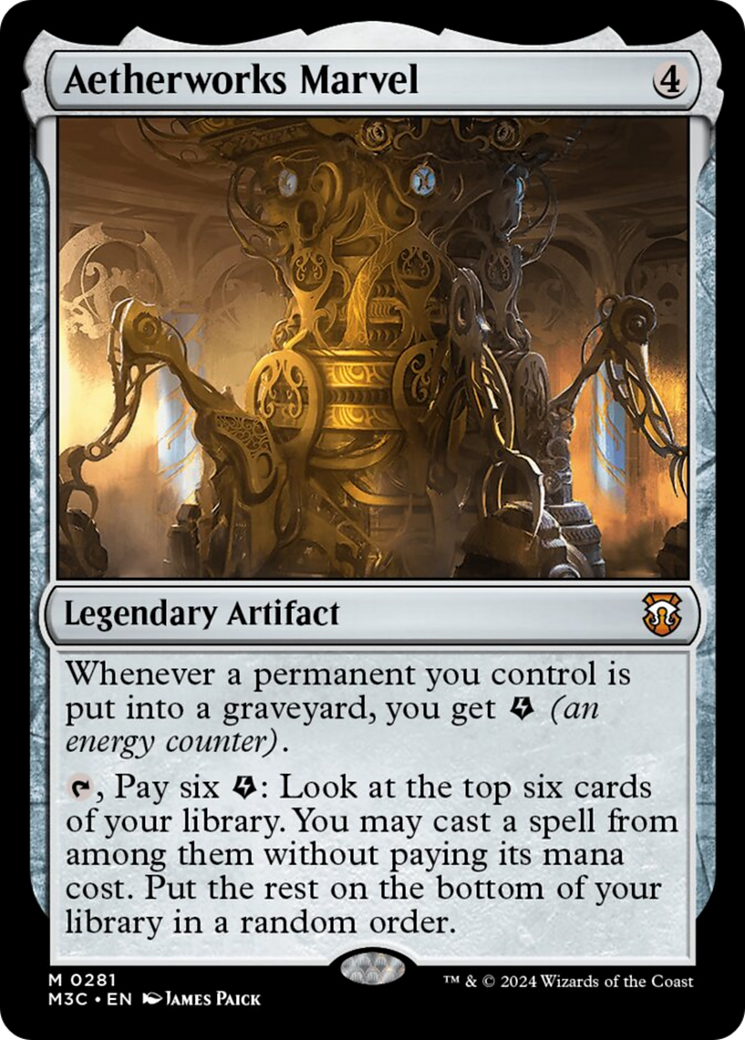 Aetherworks Marvel (lámina ondulada) [Modern Horizons 3 Commander]