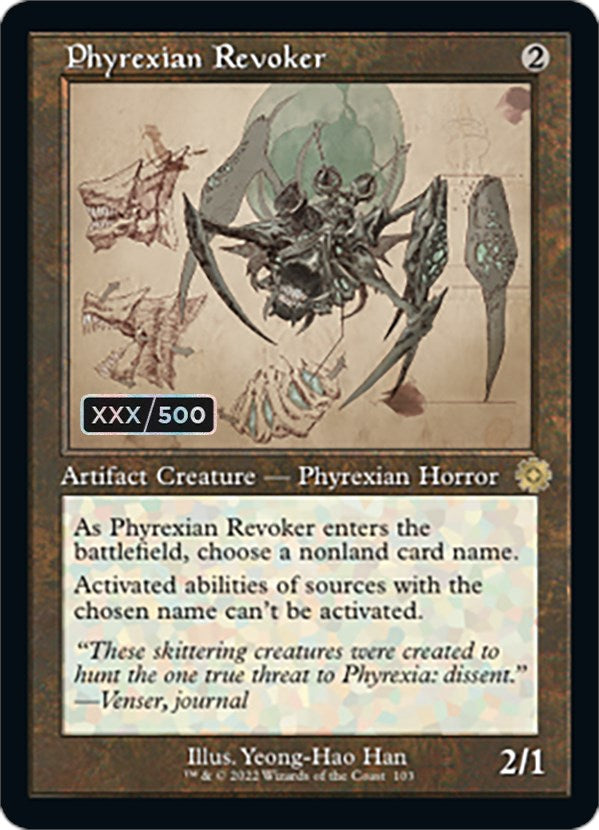 Revocateur phyrexian (Rétro schéma) (Série limitée) [Artéfacts rétro de L'Héritage forgé]