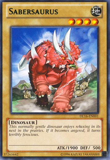Sabresaurus (Vert) [DL16-FR001] Rare