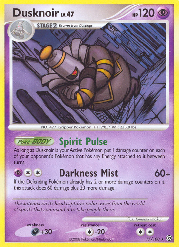 Dusknoir (17/100) [Diamante & Perla: Frente Tormenta]