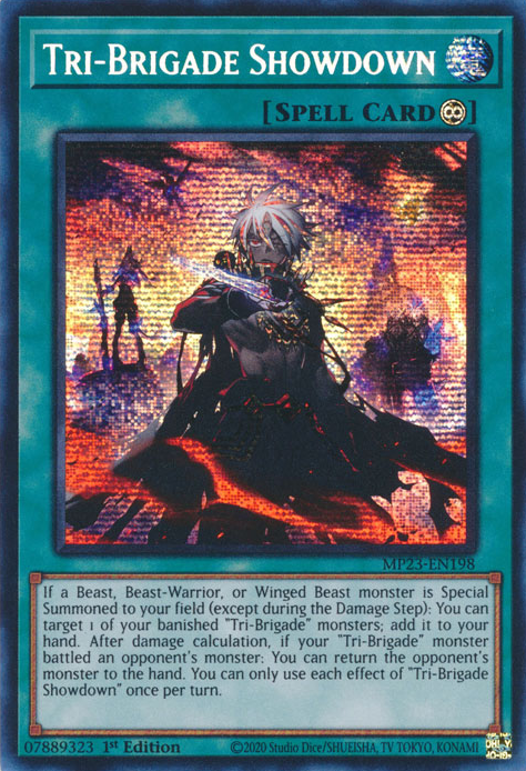 L'affrontement Tri-Brigade [MP23-FR198] Secret Rare Prismatique