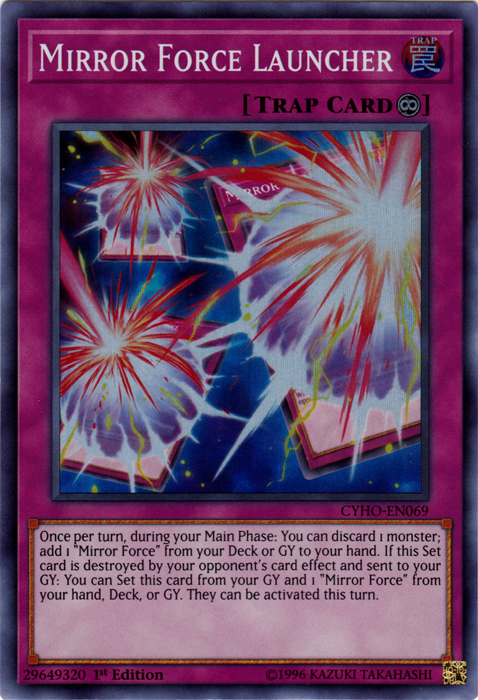 Lanzador de Fuerza Espejo [CYHO-EN069] Súper Rara