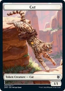 Gato // Construir ficha de doble cara [Zendikar Rising Tokens]