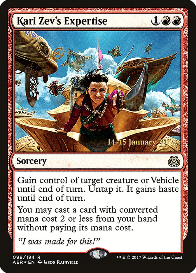 Expertise de Kari Zev [Prerelease Promos d'Aether Revolt]