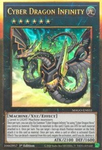 Dragon Cyber Infinity (Illustration alternative) [MAGO-EN033] Gold Rare