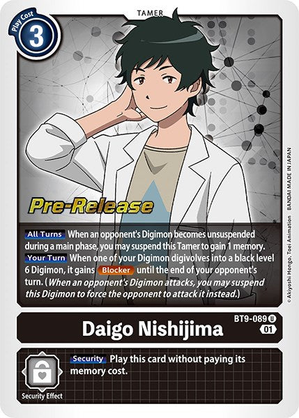 Daigo Nishijima [BT9-089] [Promos de Pre-Lanzamiento de X Record]