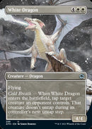 Dragon blanc (Art alternatif sans bordure) [Donjons & Dragons : Aventures dans les Royaumes Oubliés]