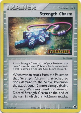 Amuleto de fuerza (81/101) (Sellado) [EX: Frente de Dragones]
