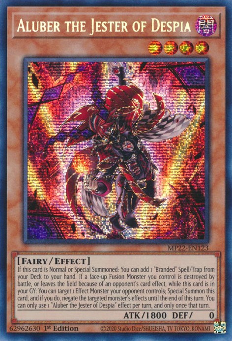 Aluber le Fou de Despia [MP22-EN123] Secret Rare Prismatique