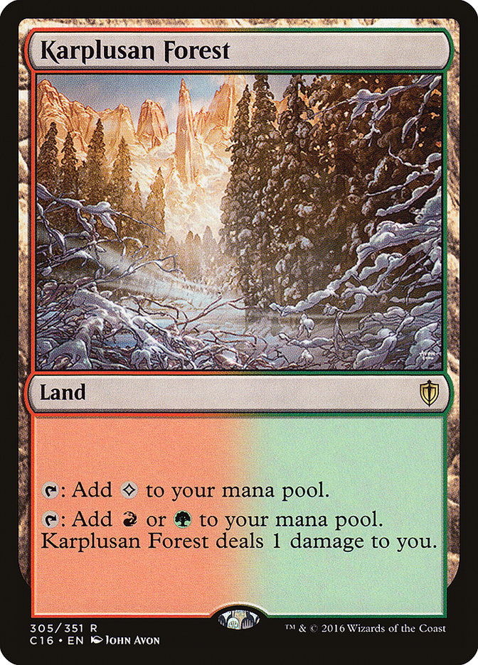 Forêt de Karpluse [Commander 2016]