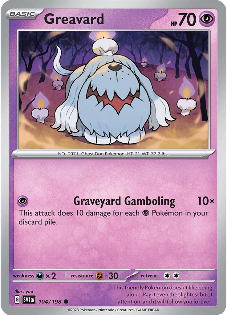 Greavard (104/198) [Escarlata y Púrpura: Set Base]