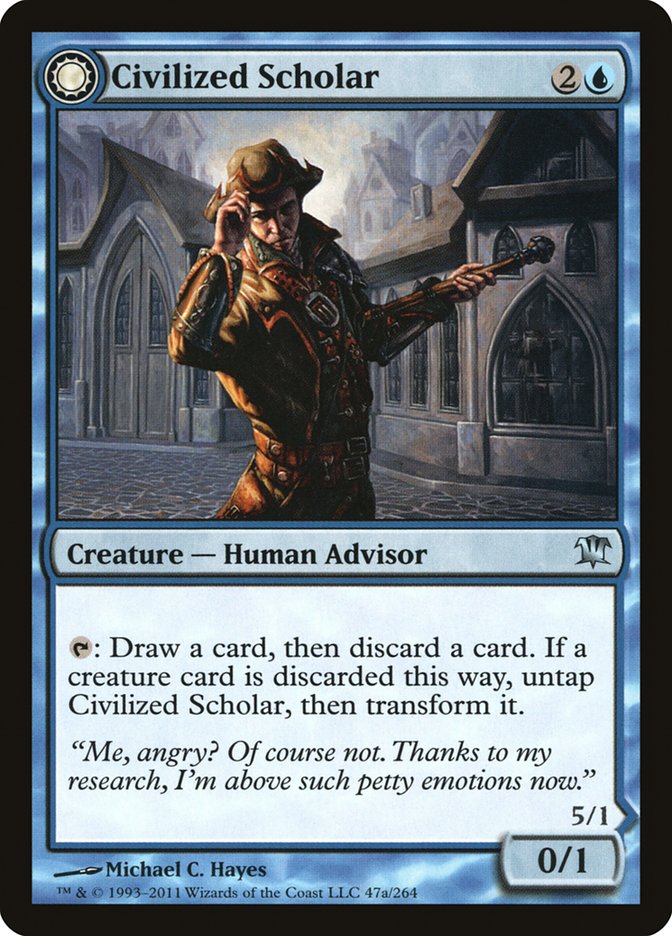 Érudit civilisé // Brute homicide [Innistrad]