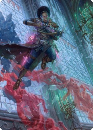 Kaya, Cazadora de Espectros Carta de Arte [Innistrad: Voto Carmesí Art Series]