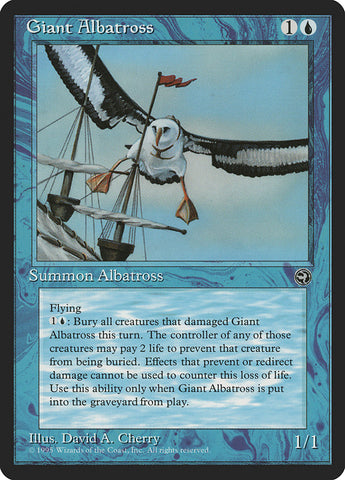 Albatros géant (Drapeau rouge) [Terres natales]
