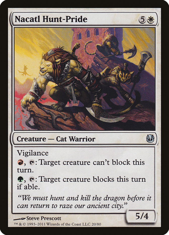 Orgullo Cazador Nacatl [Duel Decks: Ajani vs. Nicol Bolas]