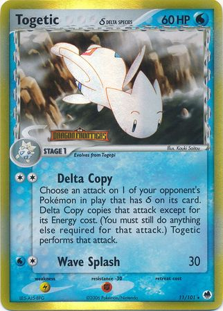 Togetic (11/101) (Especie Delta) (Sellado) [EX: Frente de Batalla]