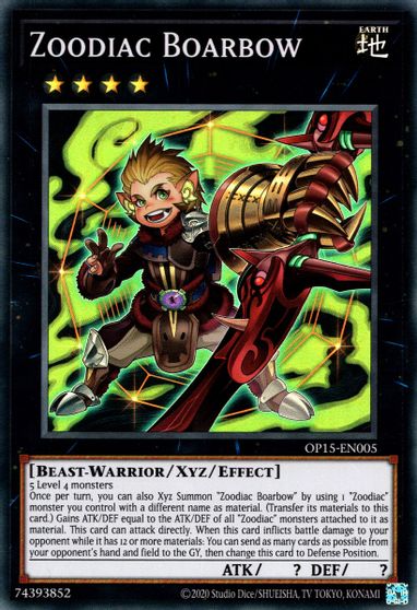 Zoodiaque Sanglier Archer [OP15-FR005] Super Rare
