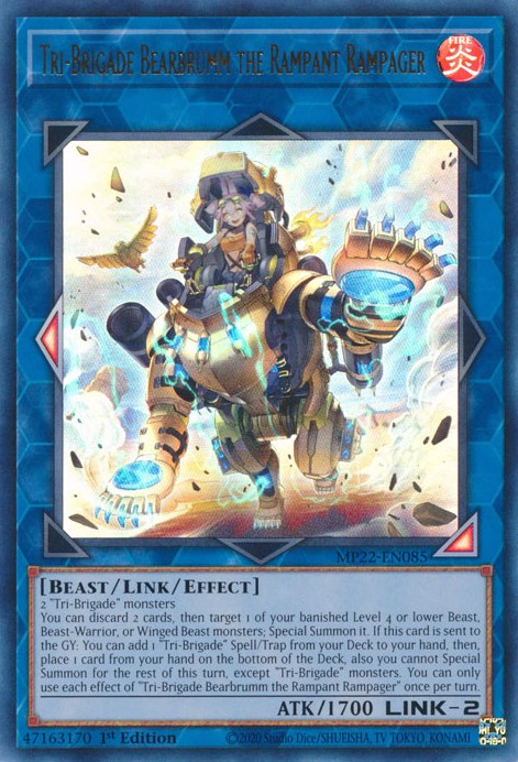 Tri-Brigade Oursbrumm le Ravageur Déchaîné [MP22-FR085] Ultra Rare
