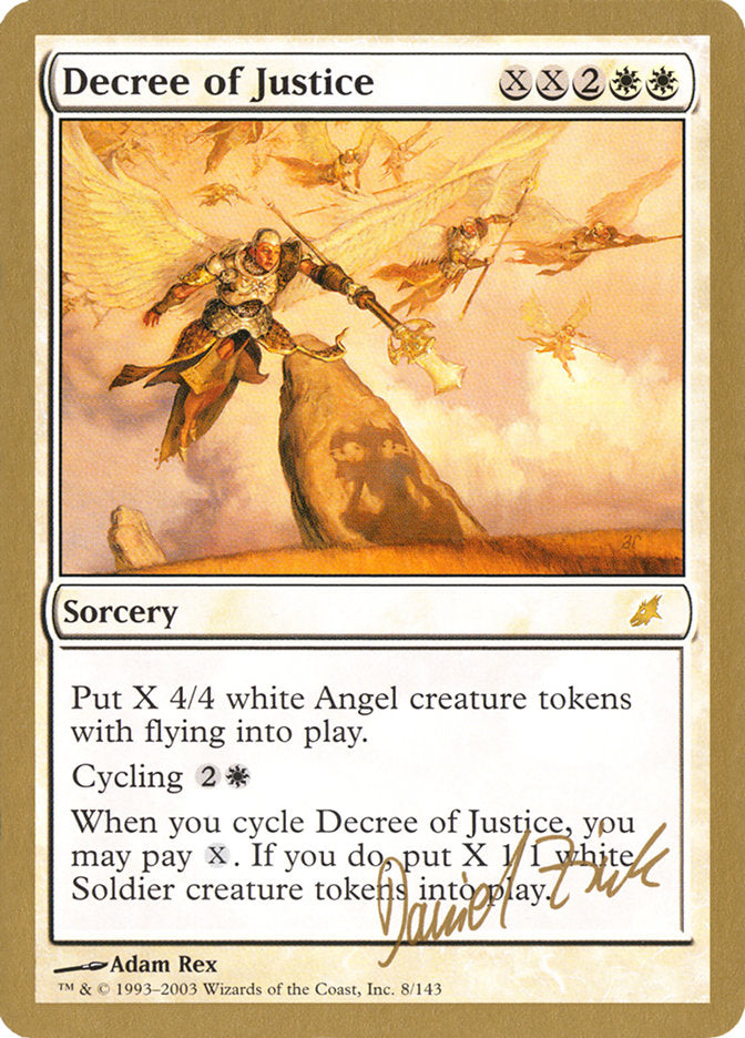 Décret de justice (Daniel Zink) [Decks des Championnats du Monde 2003]