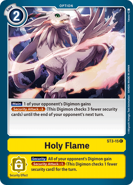 Llama Sagrada [ST3-15] [Mazo de Inicio: Amarillo Celestial]