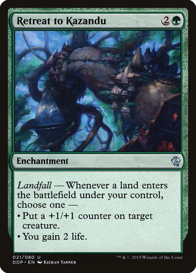 Retraite à Kazandu [Decks Duel : Zendikar contre Eldrazi]