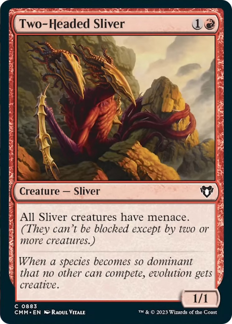 Sliver bicéphale [Commander Masters]