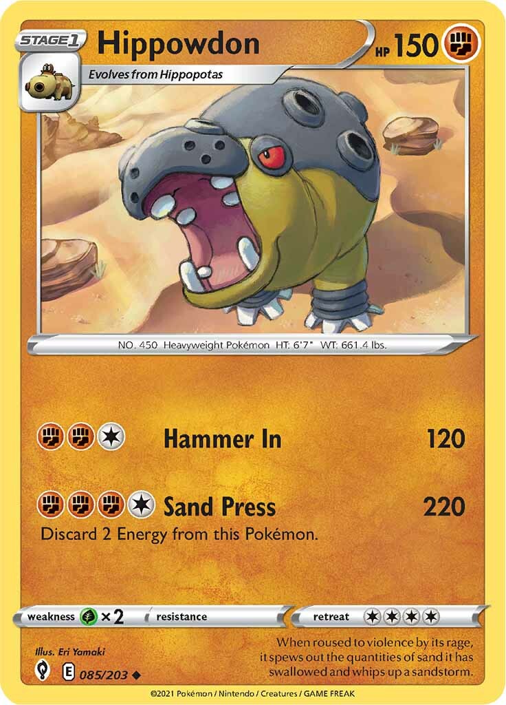 Hippodocus (085/203) [Épée et Bouclier : Ciel Évolutif]