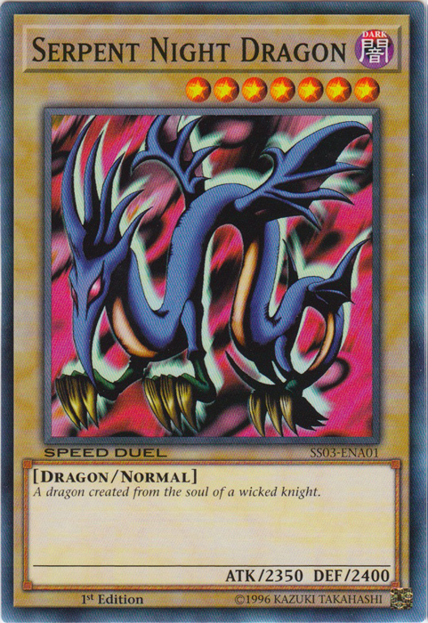 Dragón Nocturno Serpentino [SS03-ENA01] Común