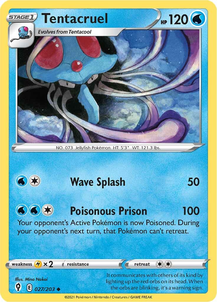 Tentacruel (027/203) [Épée et Bouclier : Ciel Évolutif]
