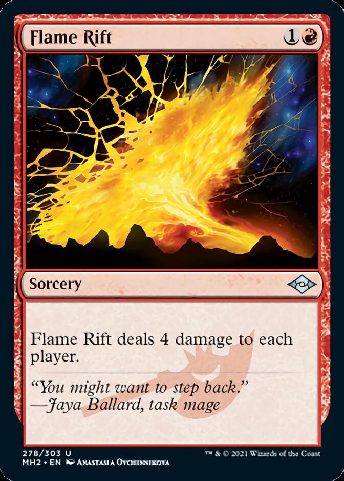 Faille de flammes (gravure à l'acide) [Horizons du modern 2]