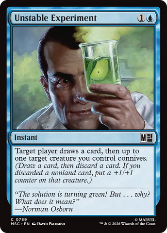 Experimento Inestable [Comandante de Marvel Super Héroes]