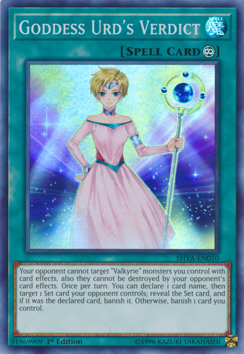 Veredicto de la Diosa Urd [SHVA-EN010] Super Rara