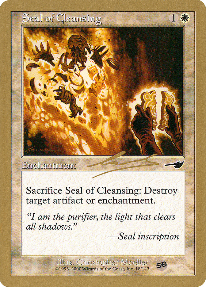 Sceau de purification (Nicolas Labarre) (SB) [Decks des Championnats du Monde 2000]