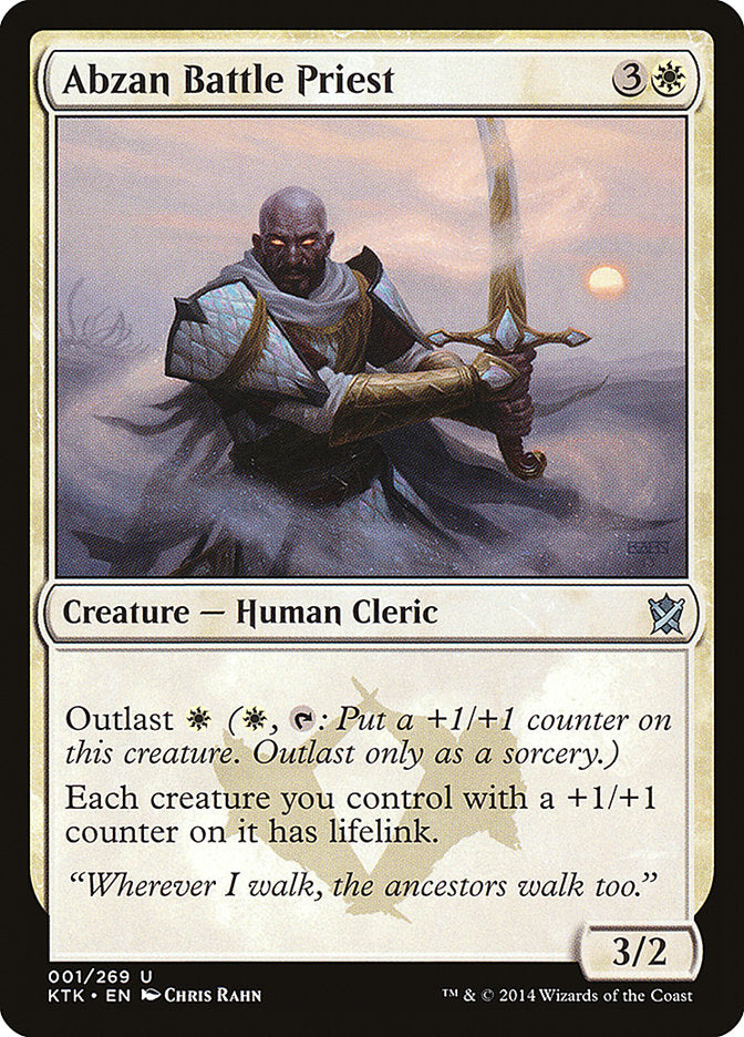 Prêtre de guerre abzan [Khans de Tarkir]