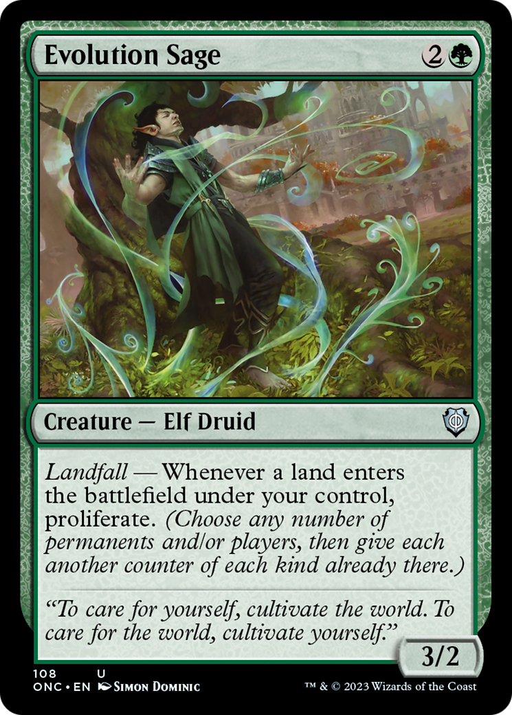 Sage de l'évolution [Phyrexia : Tous seront un - Commandant]