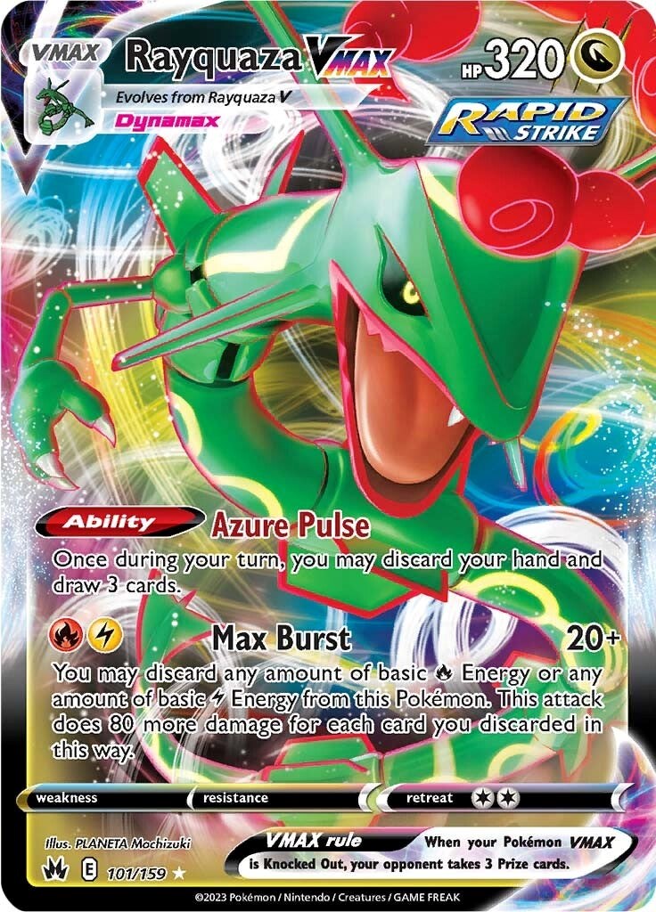 Rayquaza VMAX (101/159) (101) [Espada y Escudo: Cenit Supremo]