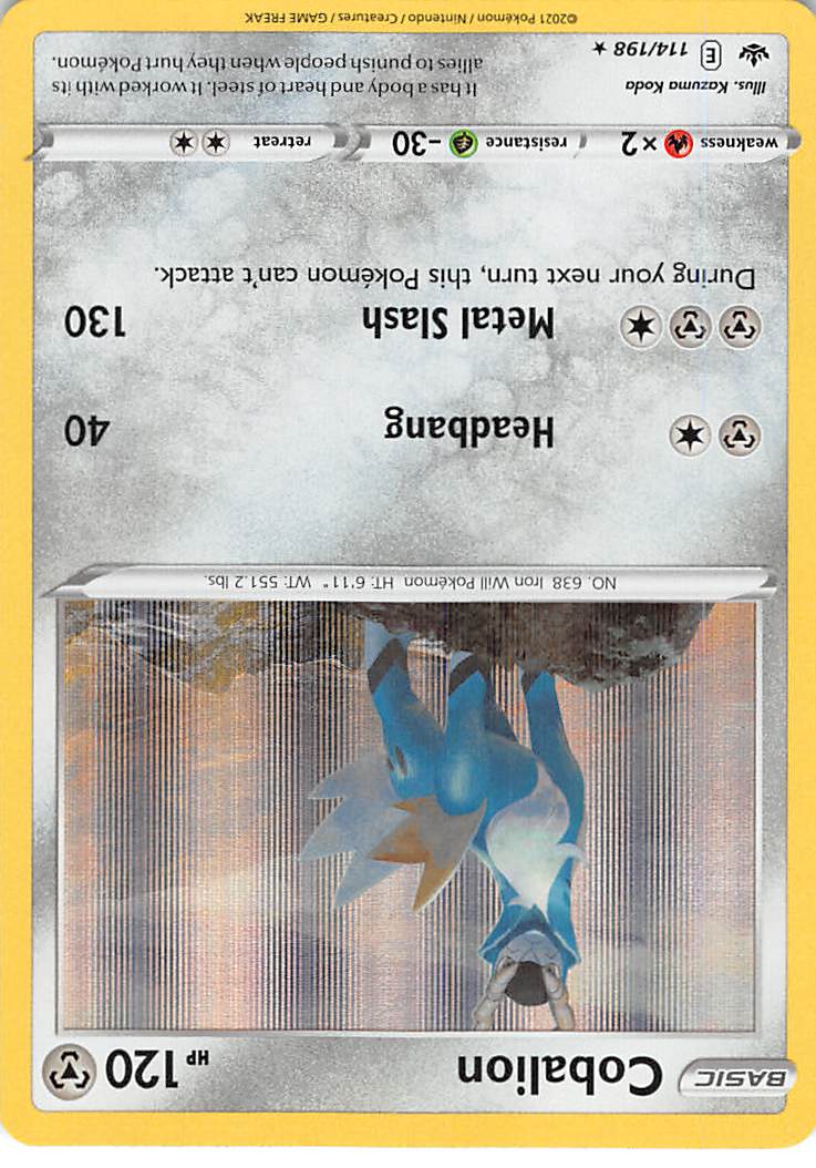 Cobalion (114/198) [Espada y Escudo: Reinado Gélido]