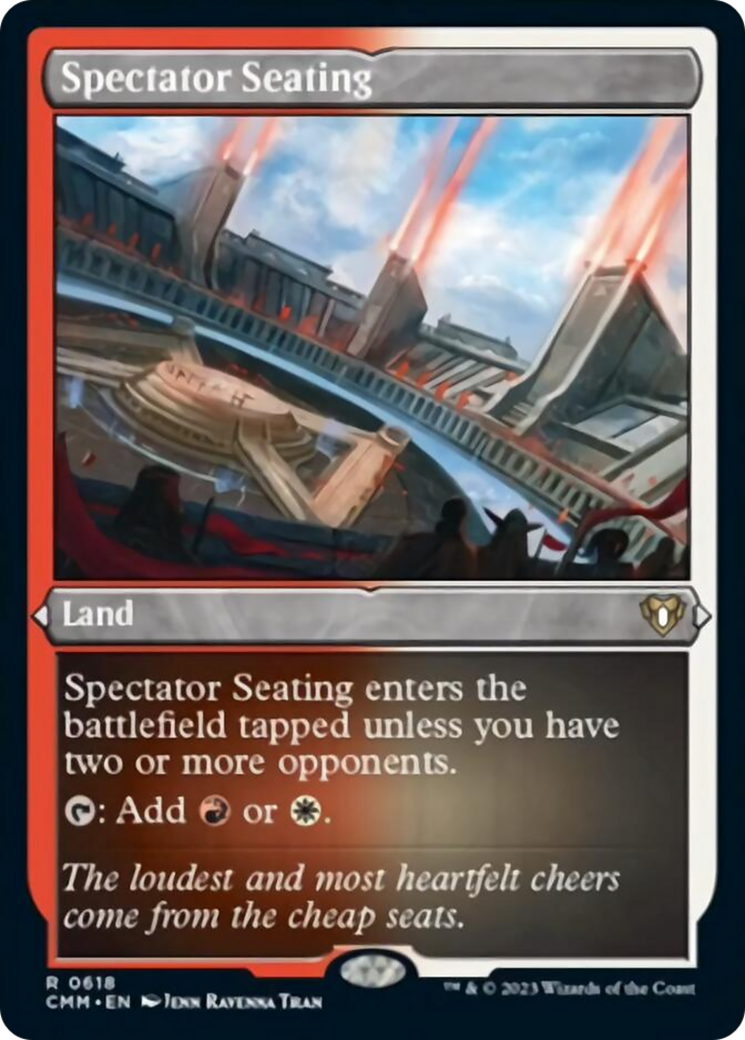 Siège du spectateur (gravure à l'acide) [Commander Masters]