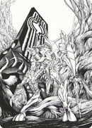 Lukka, asservi à la ruine, carte artistique [Phyrexia : Tout sera un, série artistique]