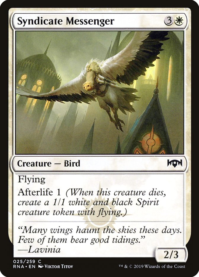 Messager de la pègre [Allégeance de Ravnica]