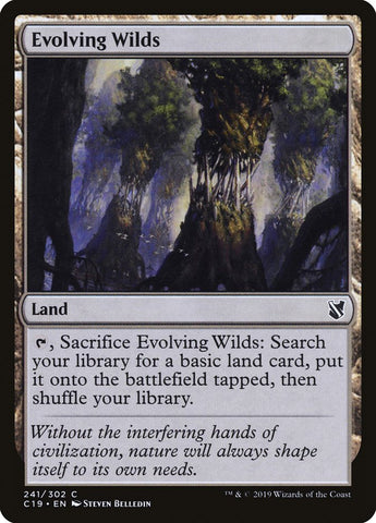 Tierras vírgenes en evolución [Commander 2019]