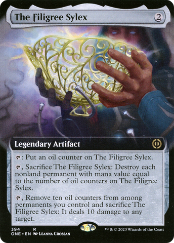 El Sílex de Filigrana (Arte Extendido) [Phyrexia: All Will Be One]