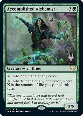 Alchimiste accompli (Pack promo) [Strixhaven : l'Académie des Mages – Promos]
