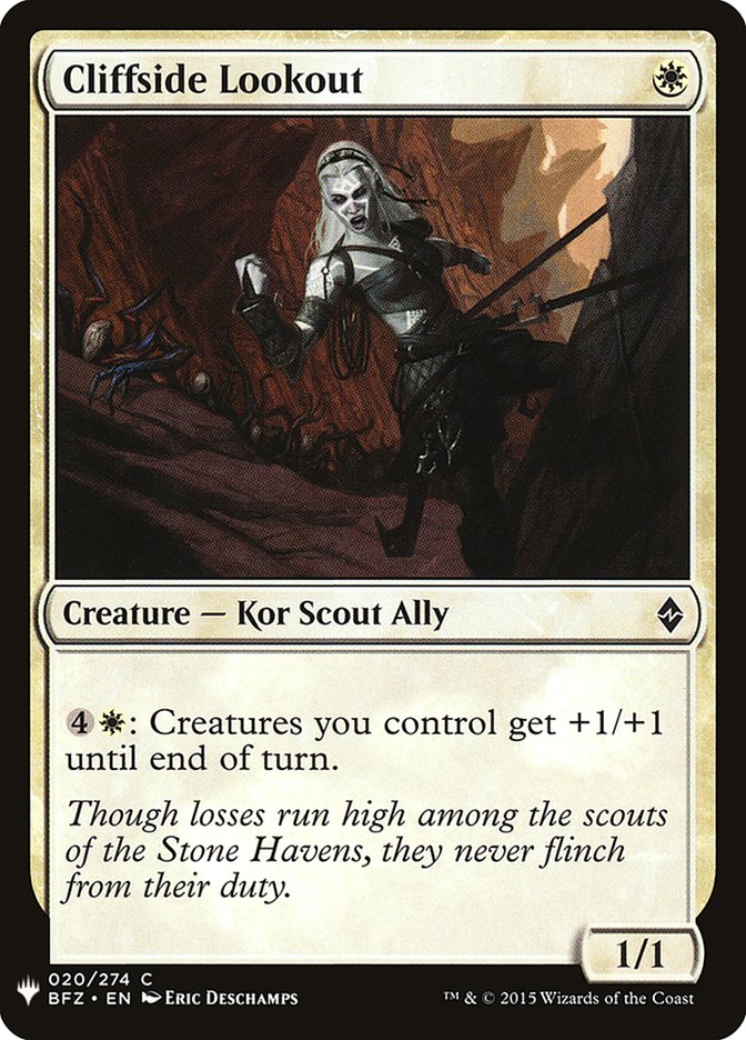 Promontoire de la falaise [Mystery Booster]