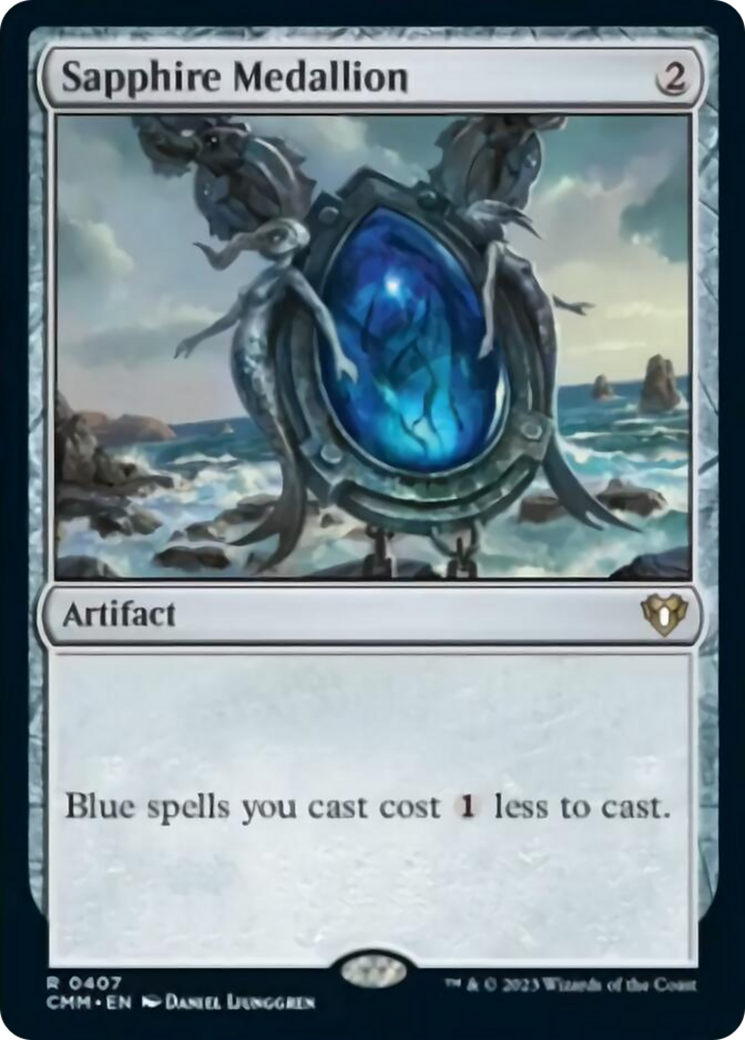 Médaillon de saphir [Commander Masters]