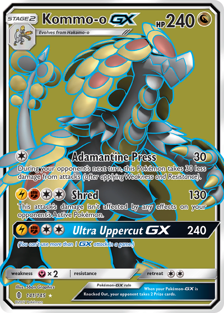 Kommo-o GX (141/145) [Soleil et Lune : Gardiens Ascendants]
