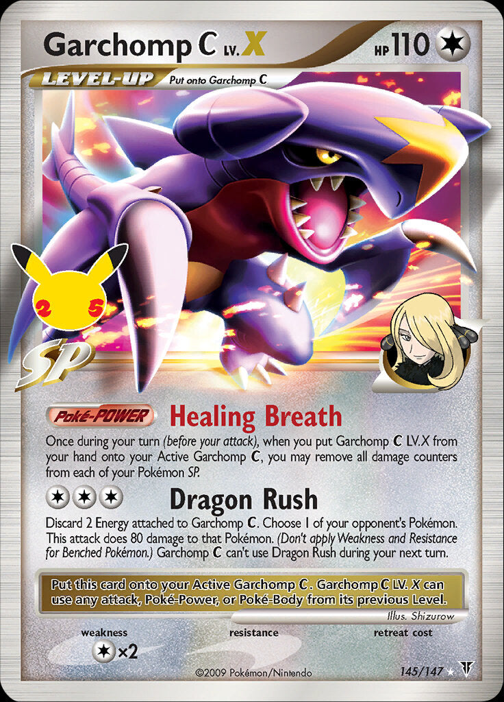 Garchomp C LV.X (145/147) [Celebrations: 25e Anniversaire - Collection Classique]