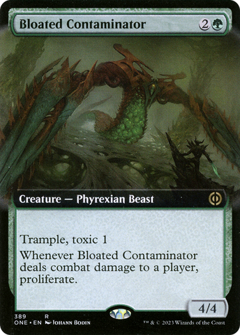 Contaminador hinchado (arte extendido) [Phyrexia: All Will Be One]