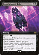 Inscription de la ruine (Extended Art) [Zendikar Rising]